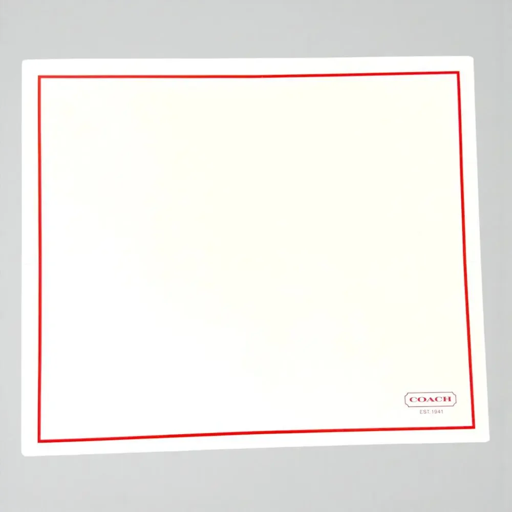 Vintage COACH Gift Box 12.5 x 10.5 x 4.5 White Red Empty Y2K